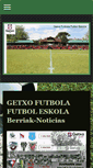 Mobile Screenshot of getxo-futbola-futbol-eskola.com