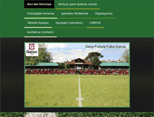 Tablet Screenshot of getxo-futbola-futbol-eskola.com